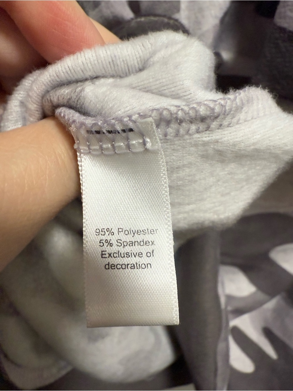 Dkny Womens Gray and White Camo Hooded Pajama Set size L - Picture 12 of 13